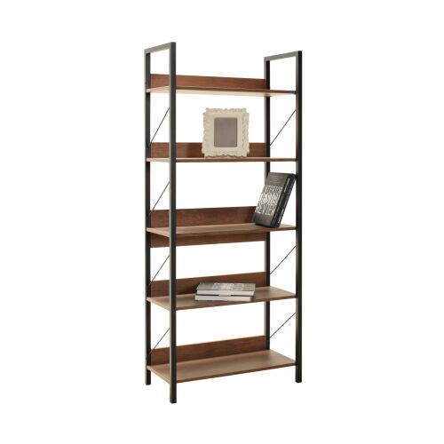 Hanah Home Diófa Könyvespolc Ktp-850-Oo-1 169211903 - Könyvespolc és állópolc