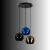 Opviq Chandelier Multicolor Orbıt - 40 - 20 - 16300 - A 169213074