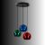 Opviq Chandelier Multicolor Orbıt - 40 - 20 - 16300 - B 169213070