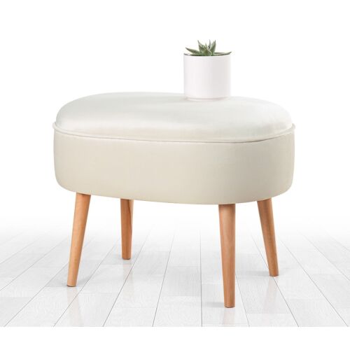 Atelier Del Sofa Puff Krém Moile - Krém 169222082 - Bútor