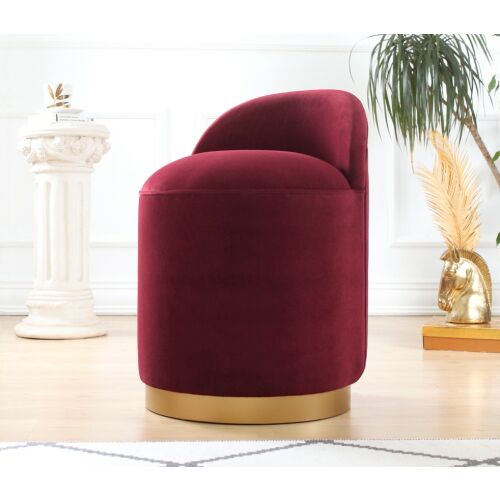Atelier Del Sofa Dover puff, bordó - Bordó 169224230 - Lábtartó és puff
