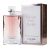 Lancôme La Vie Est Belle Florale 100 ml Eau de Toilette a márkás rózsaszín-fehér dobozával, amely a palackot és a csomagolás részleteit mutatja