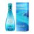 Davidoff Cool Water Pure Pacific Woman Limited Edition 100ml parfümös üveg és hozzáillő csomagolódoboz kék óceánképpel, fehér háttéren elhelyezve