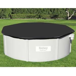 Kryt bazéna Bestway Flowclear, priemer 3.96m, čierny, na bazéne