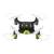 Syma X20P mini drone with camera, black and green