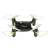 Syma X20P mini drone with camera, black and green, side view