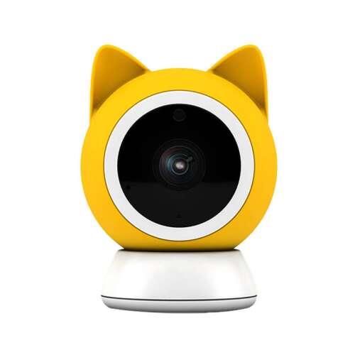 Petoneer Pet Camera Wi-Fi #white-yellow