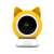 Petoneer Pet Camera, yellow cat design, 1080P HD, Wi-Fi enabled