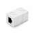 Ugreen RJ-45 network coupler, white, for connecting two ethernet cables