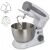 Esperanza EKM024 Stand Mixer with dough hook and whisk attachments, white and grey