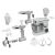 Esperanza EKM025 Cooking Master food processor with meat grinder and blender attachments exploded view