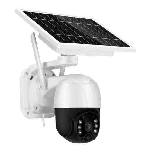 Q2 Solar Powered Outdoor Security IP Camera 3MP, wireless, weatherproof, 360 degree rotation, night vision, motion detection, two-way audio