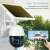 Q2 Solar Powered Outdoor Security IP Camera 3MP, pan tilt rotation, 355 degrees horizontal, 120 degrees vertical