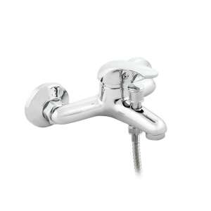 Cseke Jolly Mix - Fali Kádtöltő Csaptelep Zuhanyszettel - Króm