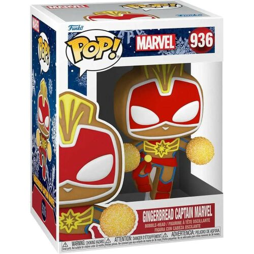 Funko POP! Marvel: Holiday - Captain Marvel figura #936 169318864 - Mesehős figura