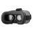 Az Esperanza Virtual Reality 3D szemüveg belső nézete, a lencséket és a párnázott arcfelületet mutatva