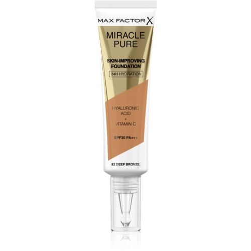 Max Factor Miracle Pure folyékony alapozó, 82, mély bronz, SPF30, 30 ml 169348866 - Sminkelés
