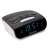 Aiwa CR-15 digital alarm clock with FM radio, black