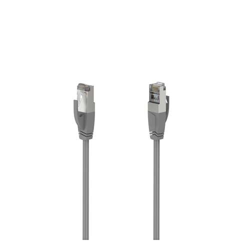 Hama UTP kábel 200673, 20 méteres, szürke, CAT 5e, Gigabit Ethernet, RJ45 csatlakozó