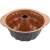 Lamart Kuglóf baking mold, copper-colored non-stick bundt pan