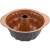 Lamart LT3093 copper-colored non-stick bundt cake pan