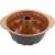 Lamart LT3093 copper-colored non-stick bundt cake pan
