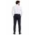 Hackett London Férfi sötétkék nadrág HM470473, hátsónézet, fehér inges férfin viselve