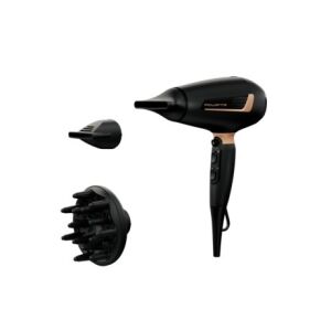 Rowenta Pro Expert CV8840 hair dryer with attachments on white background - Rowenta
