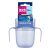 LOVI Genius 150ml Ultramarine tréningpohár kiskereskedelmi csomagolásban, elölnézet fehér háttéren