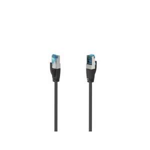 Hama UTP cable 200680, black, 1.5m, CAT 6a, Gigabit Ethernet, RJ45 connector - Cable