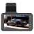 Dual lens car dash cam with rear view camera, HD Super, Full HD, 1080P, black, showing rear view camera footage