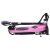 Folded vidaXL Pink Electric Scooter for Kids, Compact Storage