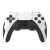 A GAMINJA P48 vezeték nélküli gamepad elölnézete fekete-fehérben, kiemelve elegáns kialakítását játékhoz