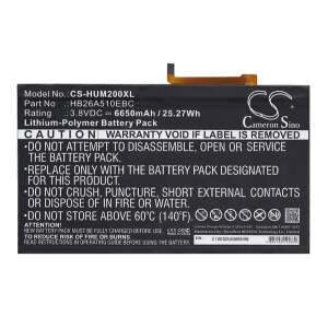 Cameron Sino CS-HUM200XL 6650mAh Li-Polymer akkumulátor Huawei MediaPad M2 10 LTE (M2-A01L) és Huawei MediaPad M2 10 WIFI (M2-A01W) táblagépekhez - Tablet akkumulátor
