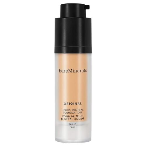 BareMinerals Original Folyékony Ásványi Világító Alapozó 15 Neutral Medium árnyalatban SPF 20 fényvédelemmel, 30 ml - Alapozó