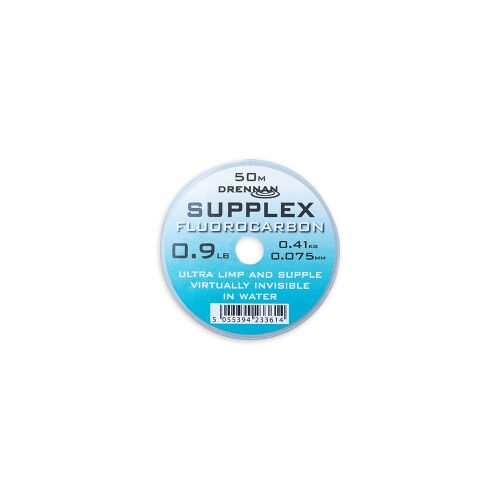 Drennan Supplex Fluorocarbon horgászzsinór tekercs 0,075 mm, 0,9 lb, 50 m, szinte láthatatlan a vízben - Fluorocarbon zsinór