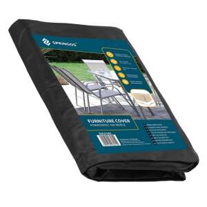 Bútor védőhuzat, fekete, 152x104x71 cm, vízálló bútor takaró