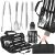 Springos stainless grill set, 5 pieces, grill set in bag 82227259