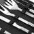 Close-up of the Springos 5-piece stainless steel barbecue set tools