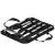 Springos 5-piece stainless steel barbecue set in a carrying case