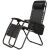 Springos kerti Napozószék fejtámlával, állítható, zéró gravitációs - Fekete 118519557
