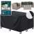 Springos Furniture Cover, black, 242x162x100 cm, waterproof, protecting garden furniture set