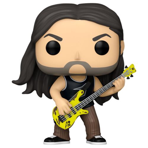 Funko Pop Rocks Metallica Robert Trujillo vinil figura, ferde nézet, kicsomagolva - Mesehős figura