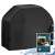Springos Grill takaró ponyva, fekete, 100x66x80 cm, vízálló takaró 45121606