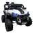 Biały Buggy X8 elektryczny samochód dla dzieci z pilotem