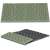 Összecsukható piknik matrac, zöld árnyalat és grafit, 28x40x1 cm-es 45121713}