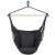 Springos Brazil hanging chair, gray, with gray cushions