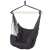 Springos Brazil hanging chair, gray, with gray cushions