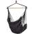 Springos Brazil hanging chair, gray, with gray cushions