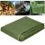 Tarpaulin, waterproof, green, 3x5m, UV protection, 120g/m² 118536911